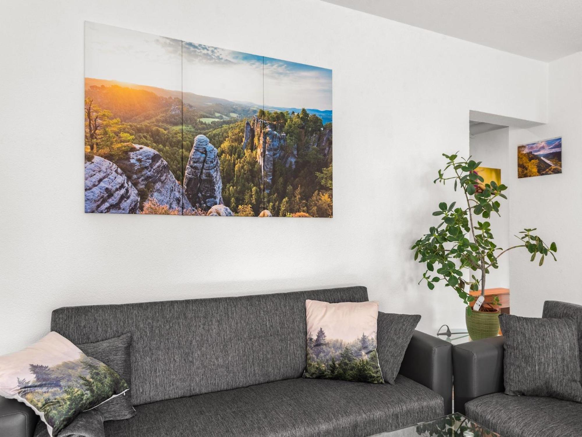 Modern apartment in Sebnitz with a terrace in Sebnitz Exterior foto
